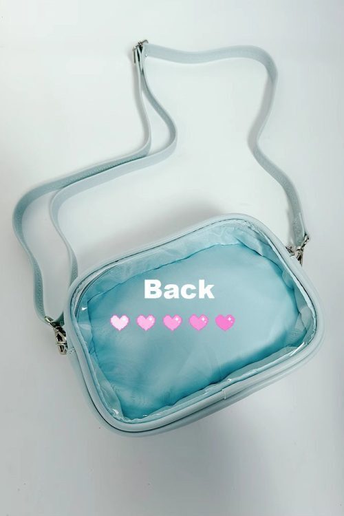 Mini Ita Crossbody Bag with Clear Window for Plushies and Pins