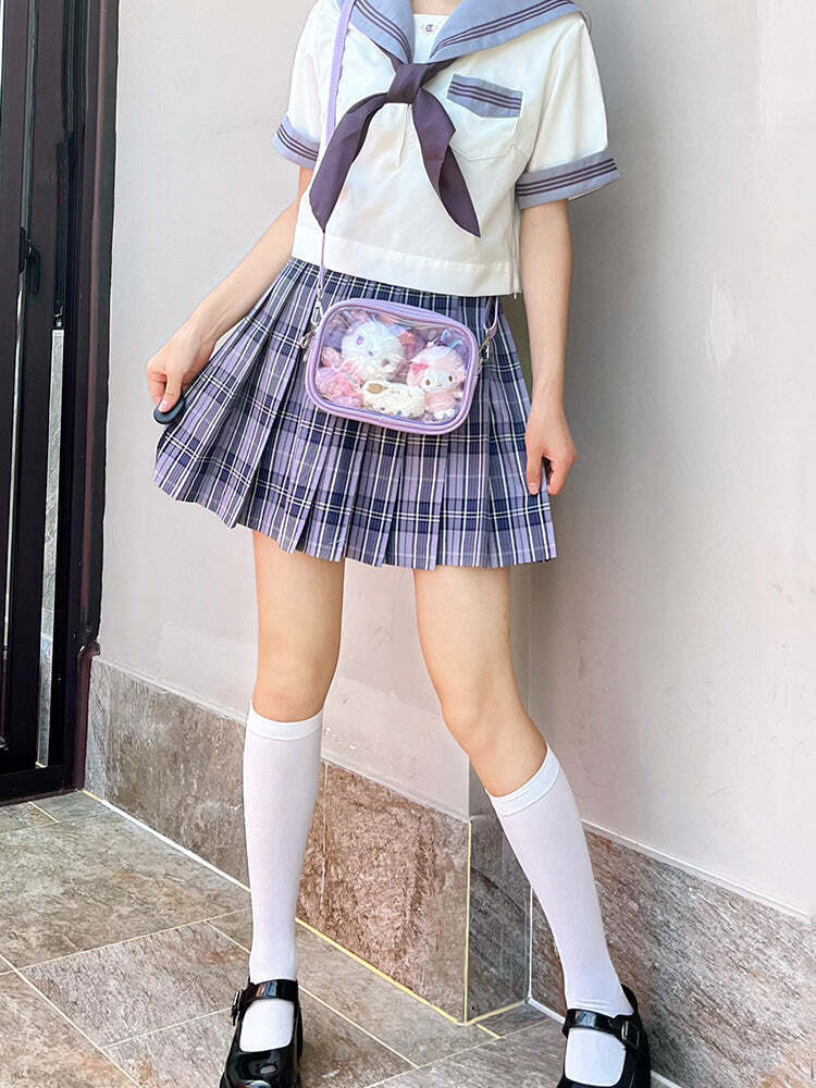 Mini Ita Crossbody Bag with Clear Window for Plushies and Pins Mini Ita Crossbody Bag with Clear Window for Plushies and Pins