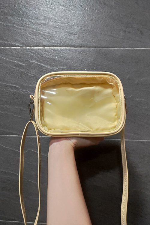 Mini Ita Crossbody Bag with Clear Window for Plushies and Pins