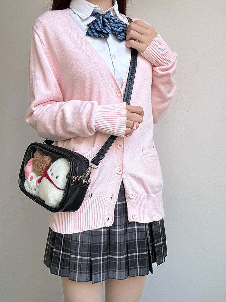 Mini Ita Crossbody Bag with Clear Window for Plushies and Pins Mini Ita Crossbody Bag with Clear Window for Plushies and Pins