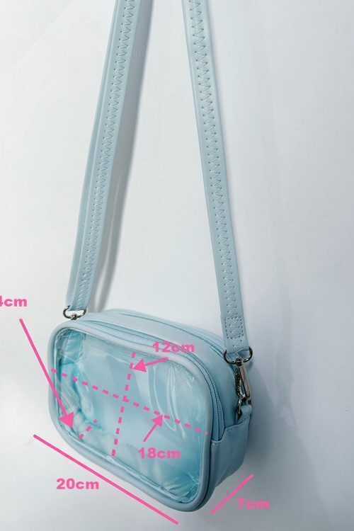 Mini Ita Crossbody Bag with Clear Window for Plushies and Pins
