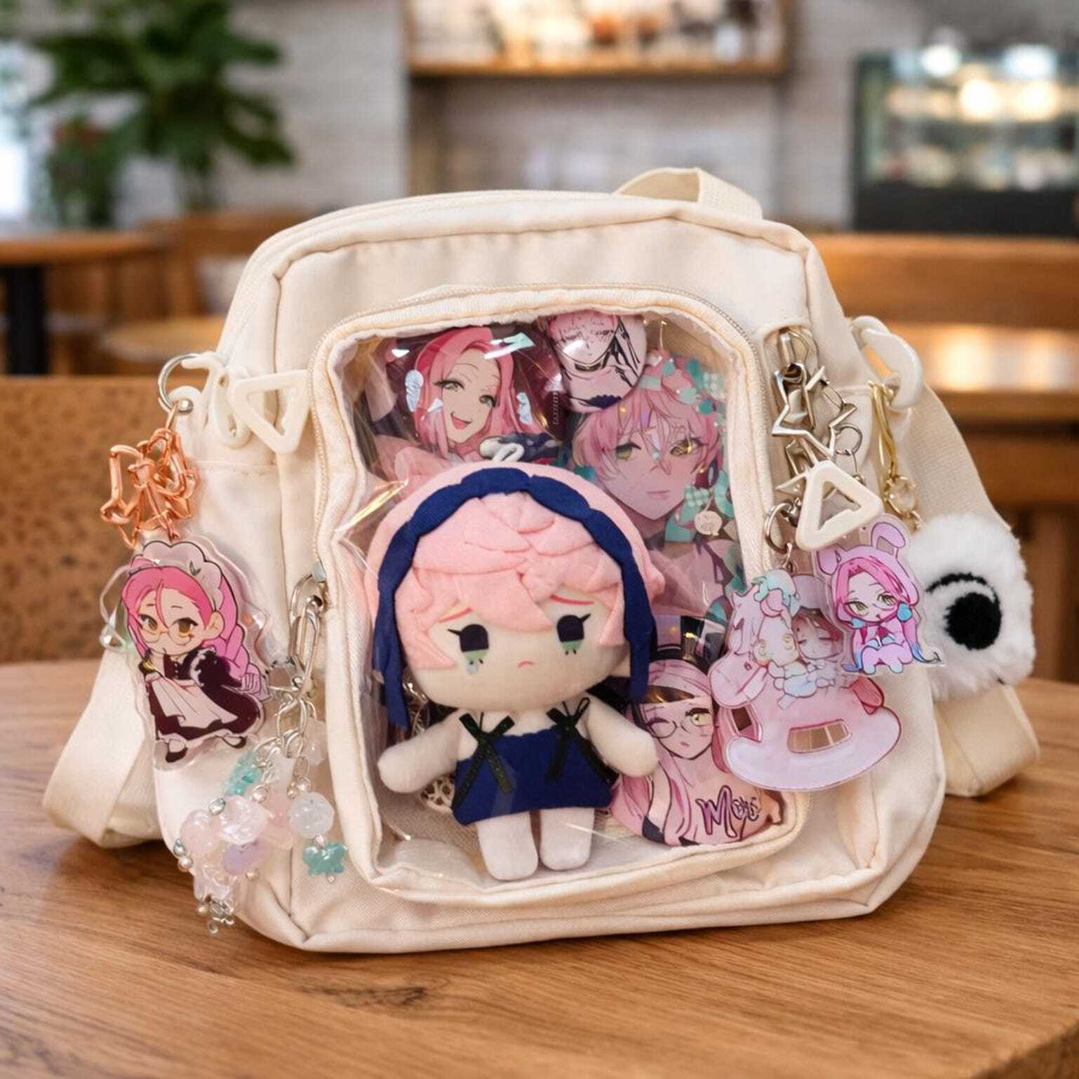 Mini Pastel Y2K Convertible Ita Bag for Pin Display Mini Pastel Y2K Convertible Ita Bag for Pin Display