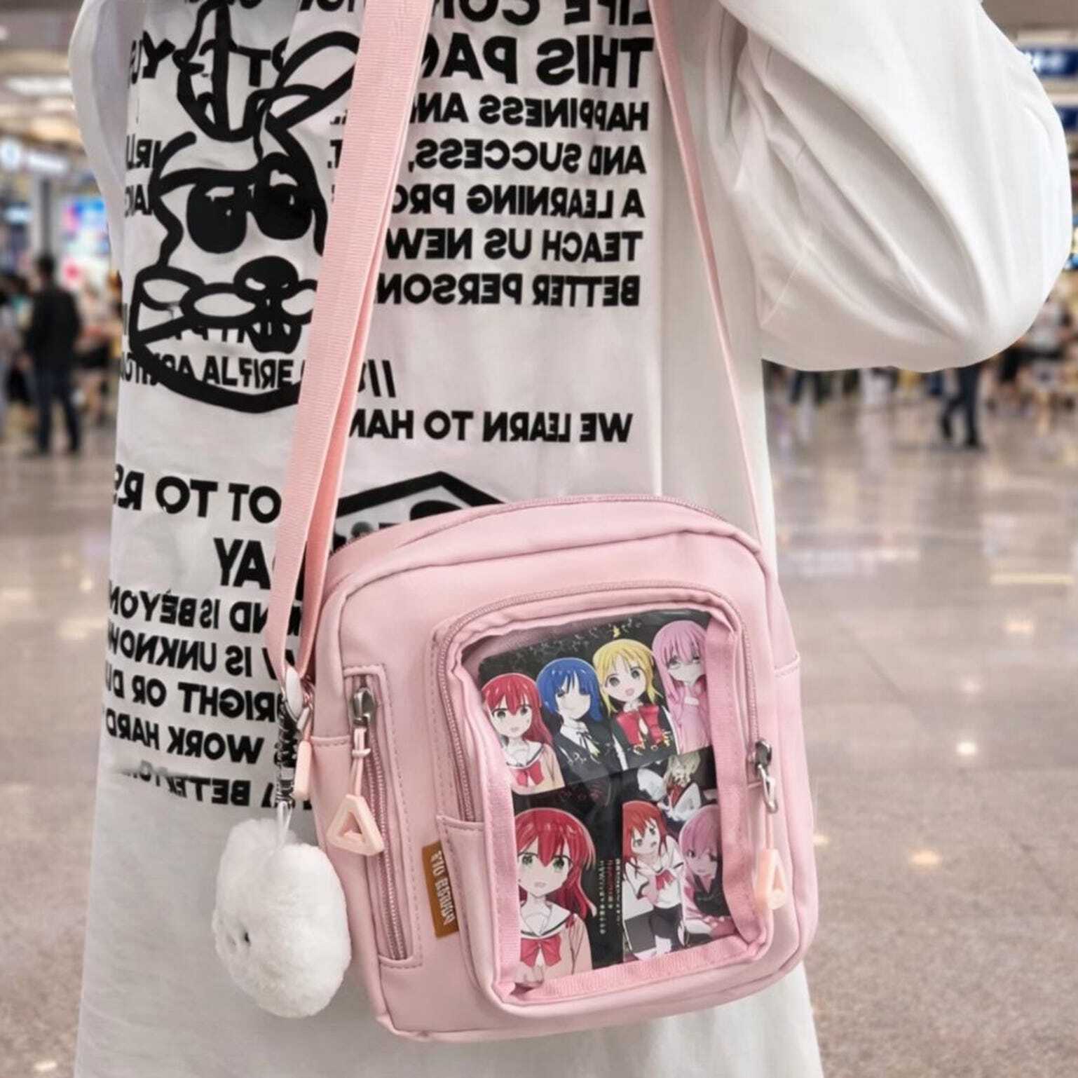 Mini Pastel Y2K Convertible Ita Bag for Pin Display Mini Pastel Y2K Convertible Ita Bag for Pin Display