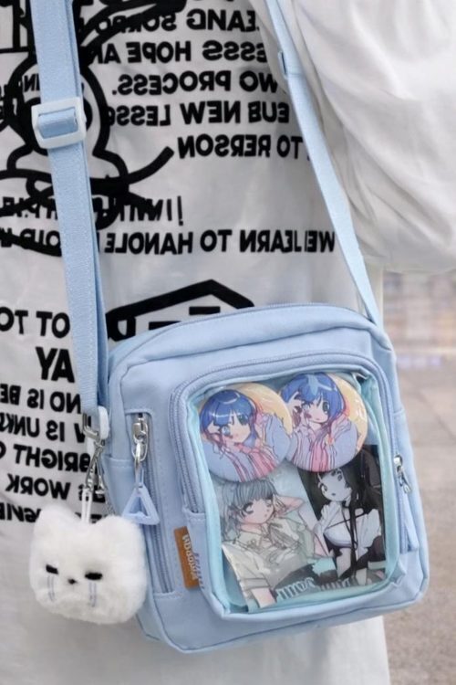 Mini Pastel Y2K Convertible Ita Bag for Pin Display