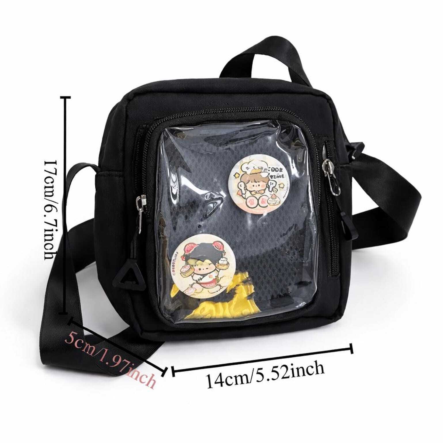 Mini Pastel Y2K Convertible Ita Bag for Pin Display Mini Pastel Y2K Convertible Ita Bag for Pin Display