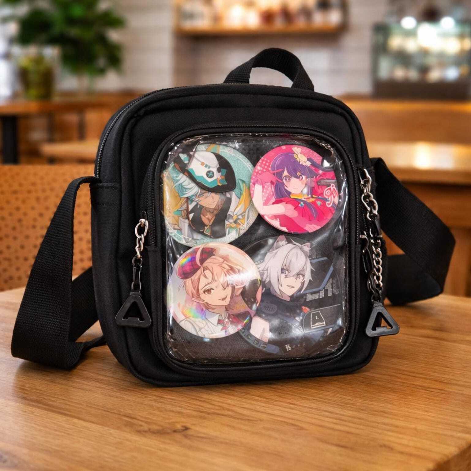 Mini Pastel Y2K Convertible Ita Bag for Pin Display Mini Pastel Y2K Convertible Ita Bag for Pin Display