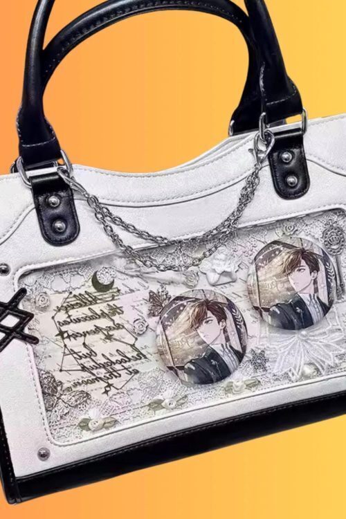 Mini Pink Ita Crossbody Bag for Pin Display