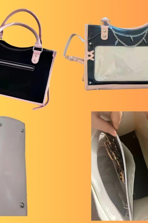 Mini Pink Ita Crossbody Bag for Pin Display