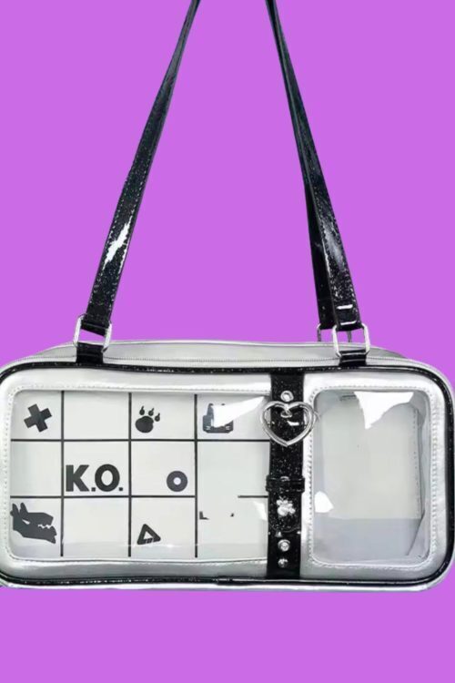 Mini Pink Ita Messenger Bag for Plushies and Pins