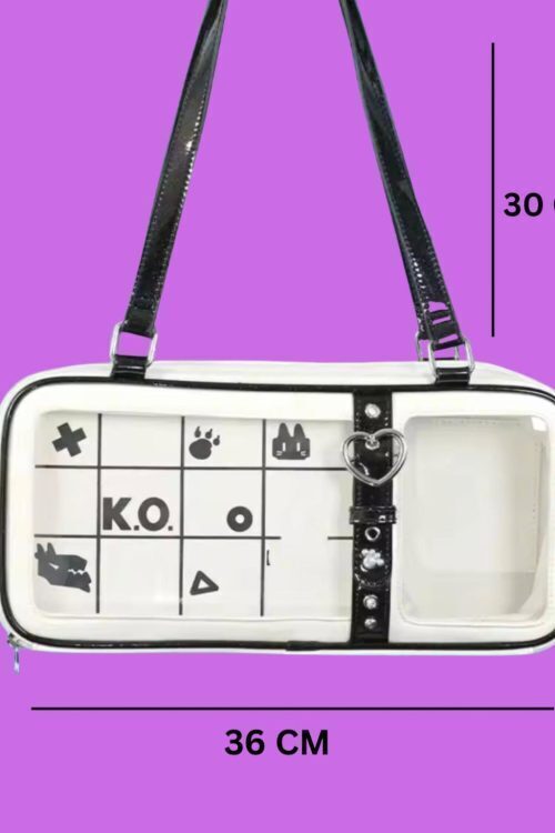 Mini Pink Ita Messenger Bag for Plushies and Pins