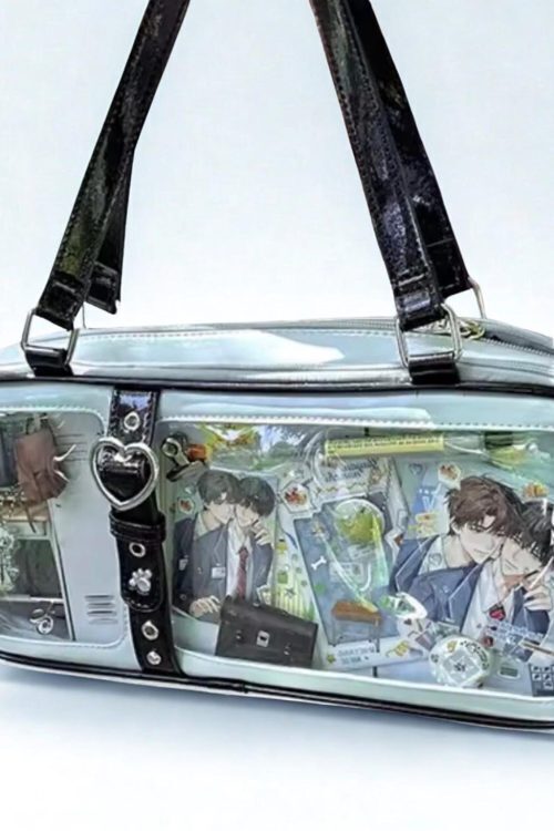 Mini Pink Ita Messenger Bag for Plushies and Pins