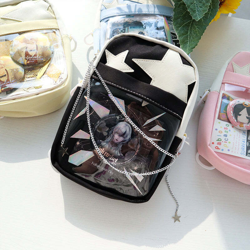 Mini Star Ita Bag with Clear Window and Included Insert for Pin Display Mini Star Ita Bag with Clear Window and Included Insert for Pin Display