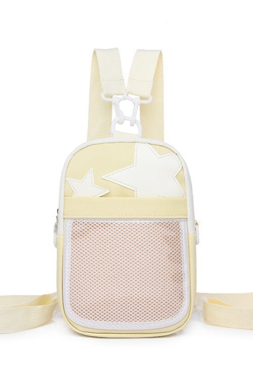 Mini Star Ita Bag with Clear Window and Included Insert for Pin Display