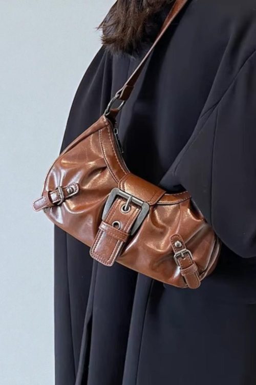 Mini Y2K Vintage Shoulder Bag for Pin Display