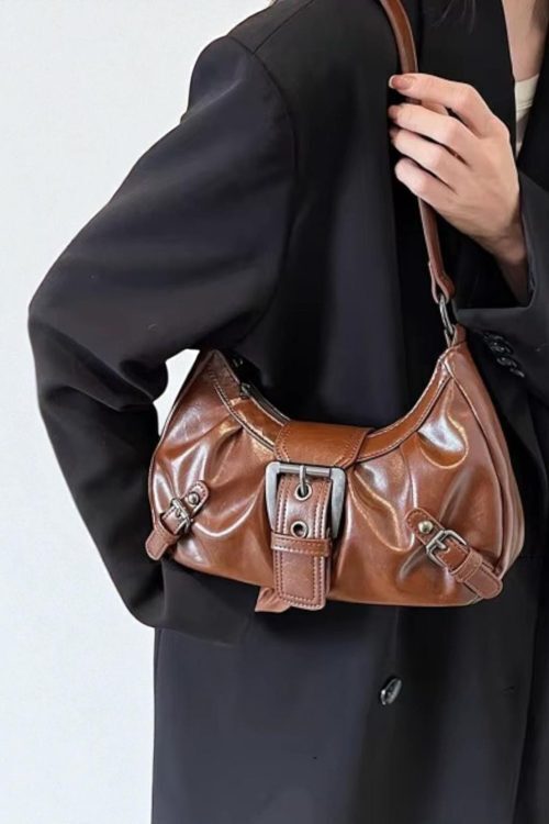 Mini Y2K Vintage Shoulder Bag for Pin Display