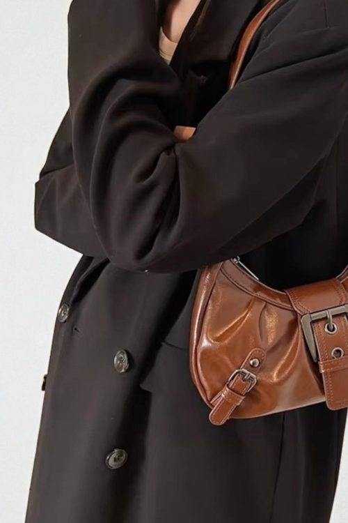 Mini Y2K Vintage Shoulder Bag for Pin Display