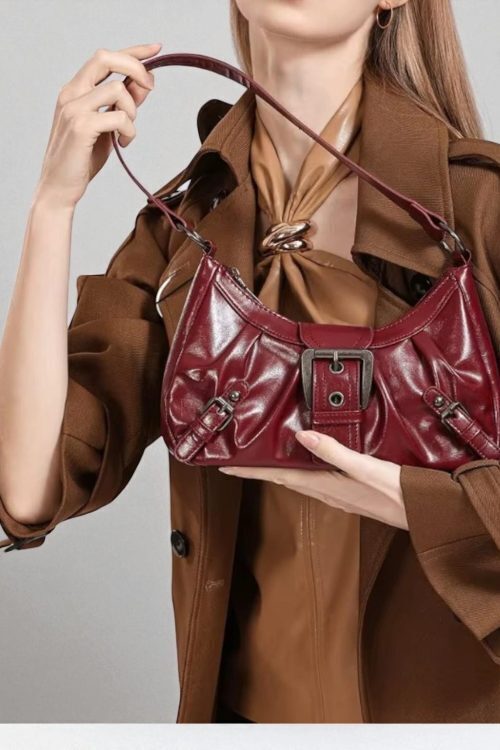 Mini Y2K Vintage Shoulder Bag for Pin Display