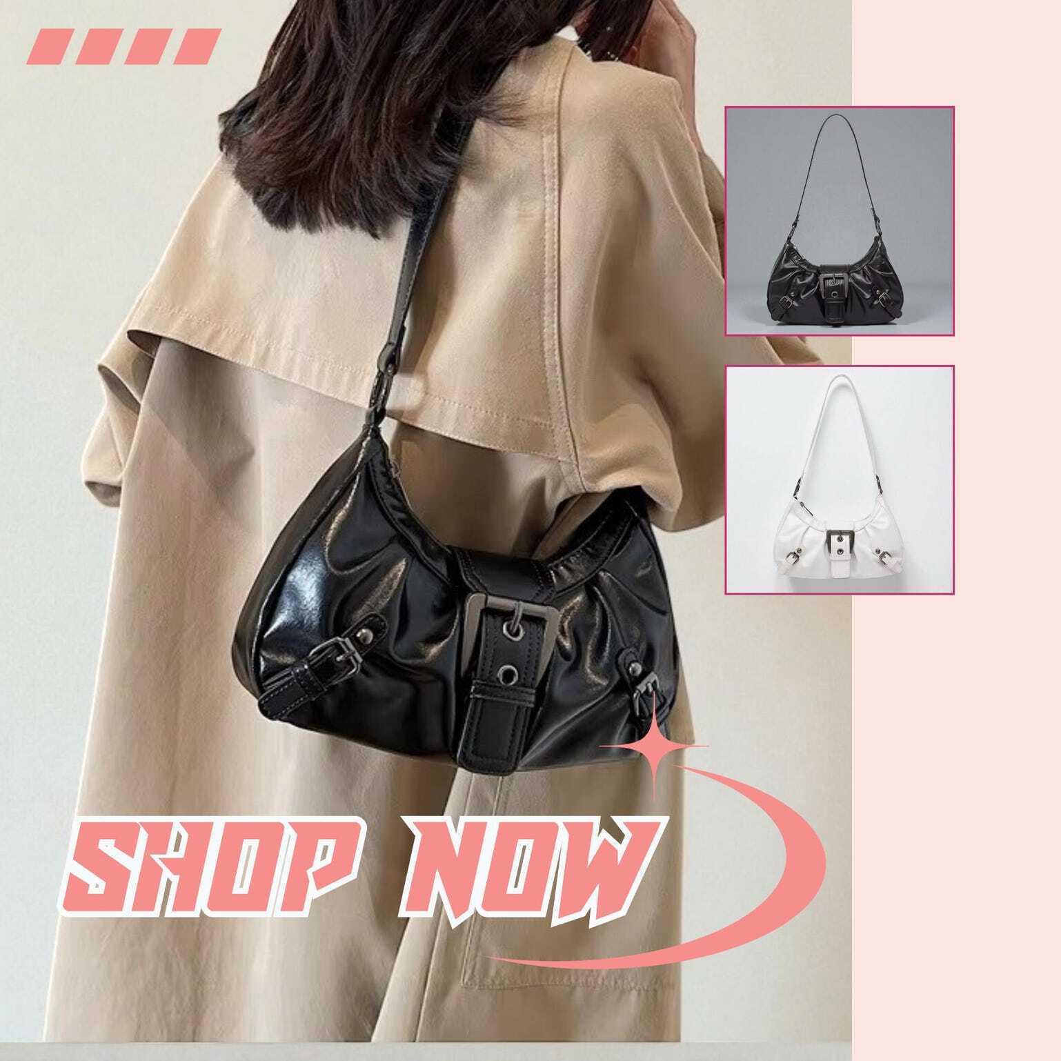 Mini Y2K Vintage Shoulder Bag for Pin Display Mini Y2K Vintage Shoulder Bag for Pin Display