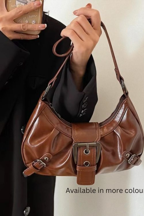 Mini Y2K Vintage Shoulder Bag for Pin Display