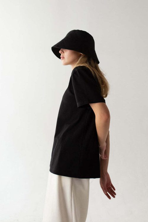 Minimalist Casual Solid Crew Neck T-shirt