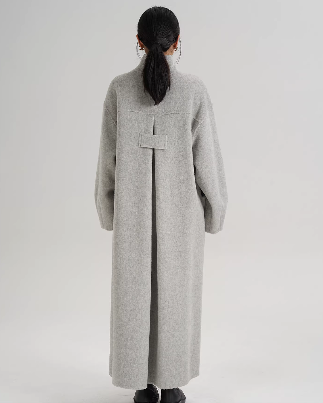 Mock Neck Long Coat Mock Neck Long Coat