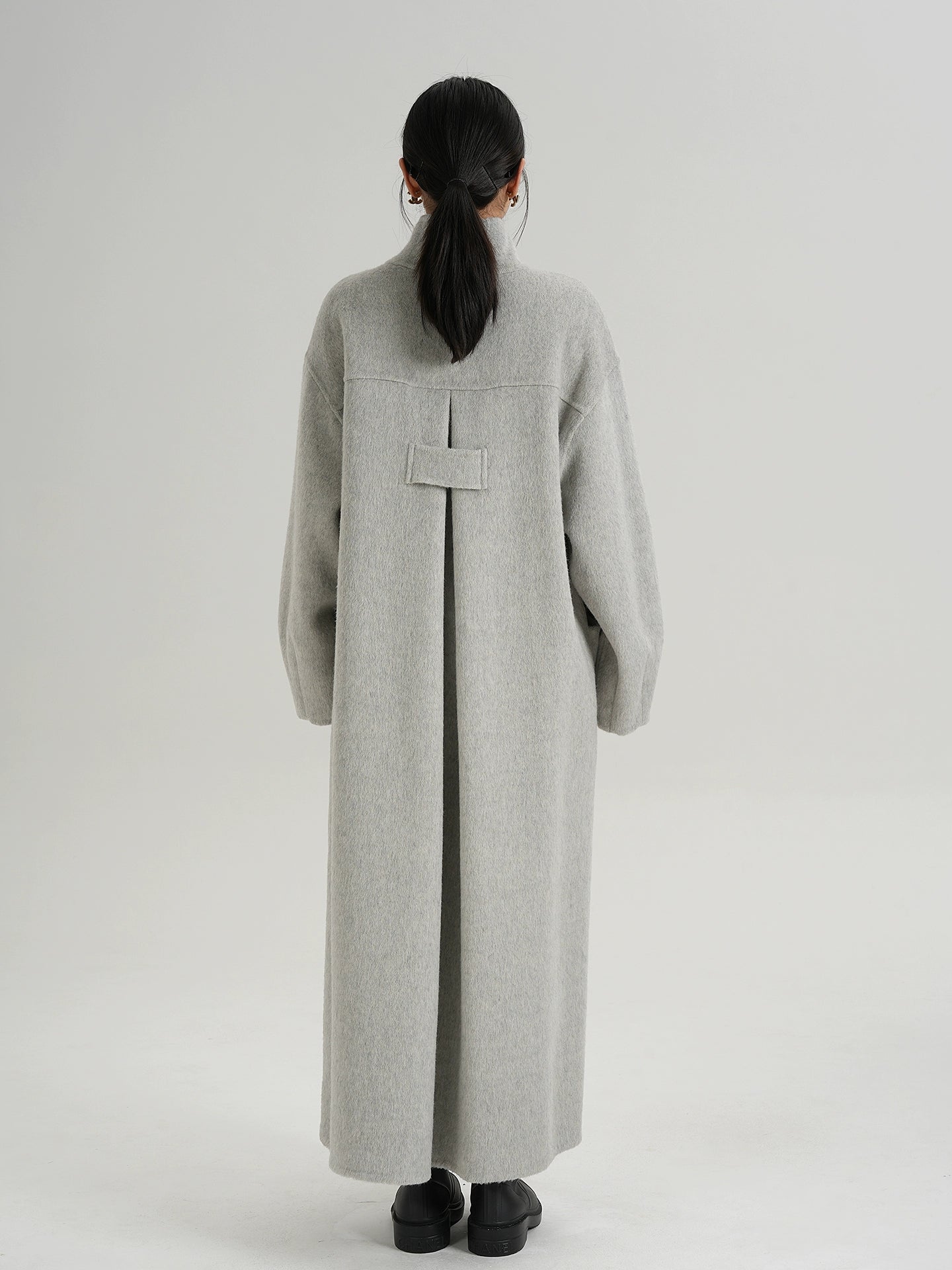 Mock Neck Long Coat Mock Neck Long Coat