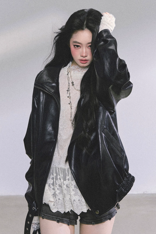 Mock neck Long Sleeve Hollow Top