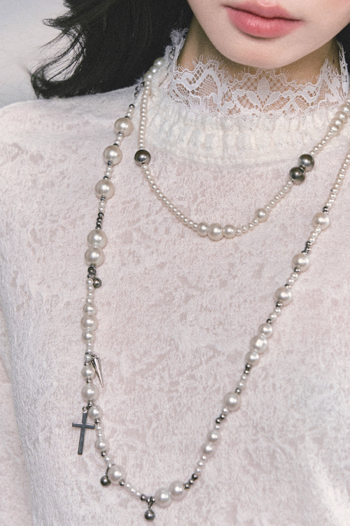 Mock neck Long Sleeve Hollow Top