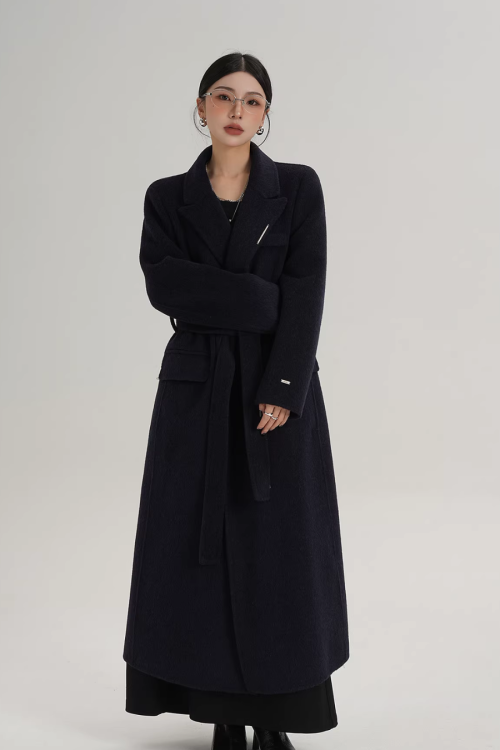 Mode Wool Long Coat