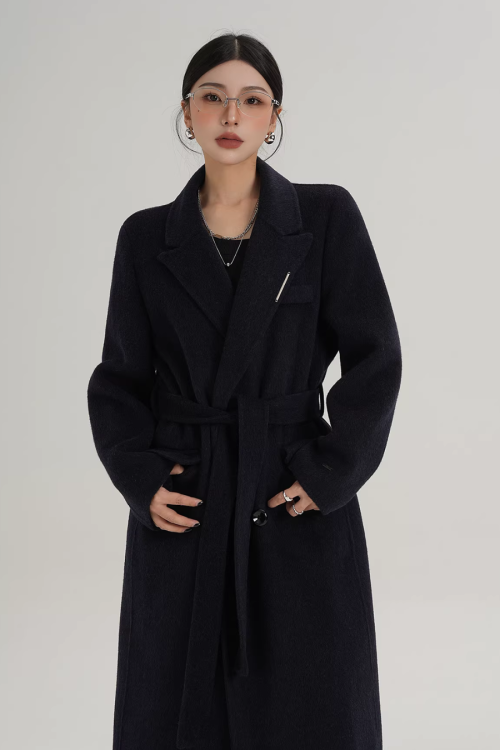 Mode Wool Long Coat