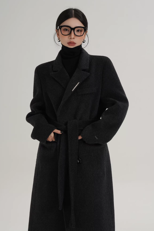 Mode Wool Long Coat