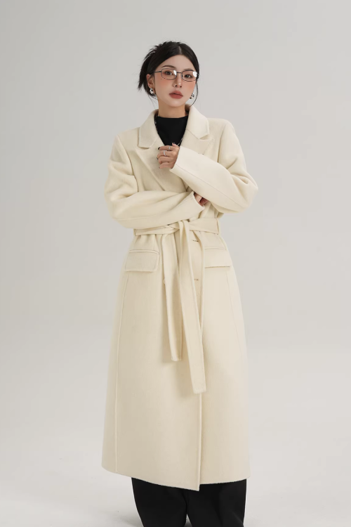 Mode Wool Long Coat