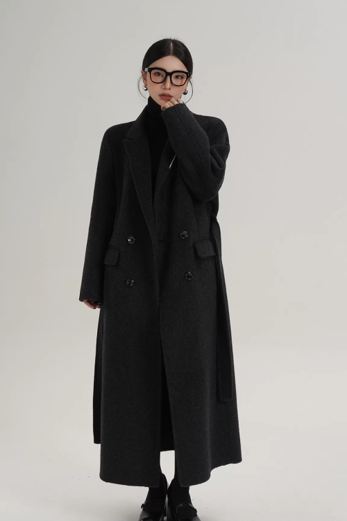 Mode Wool Long Coat