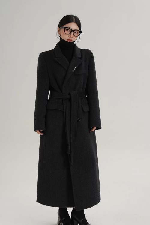 Mode Wool Long Coat