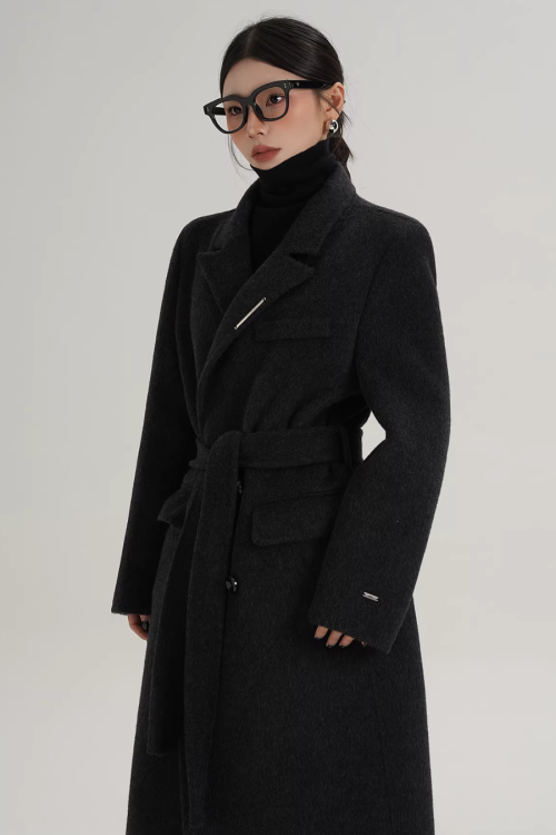 Mode Wool Long Coat