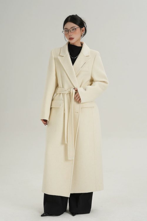 Mode Wool Long Coat