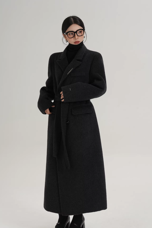 Mode Wool Long Coat