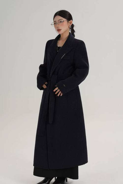Mode Wool Long Coat