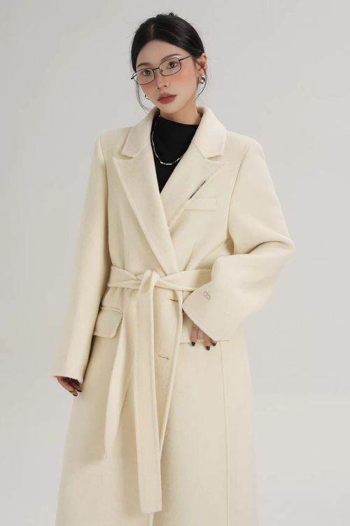 Mode Wool Long Coat