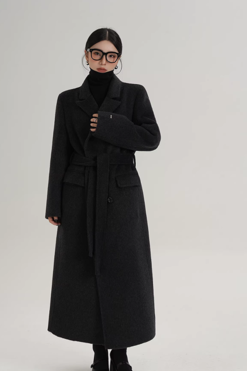 Mode Wool Long Coat