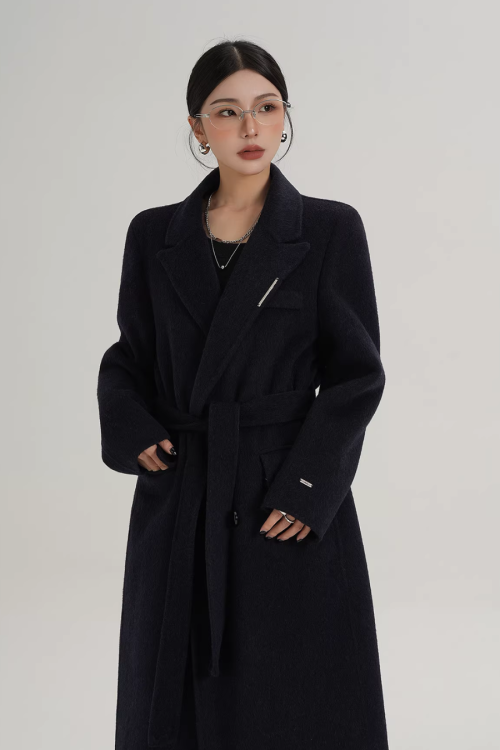 Mode Wool Long Coat