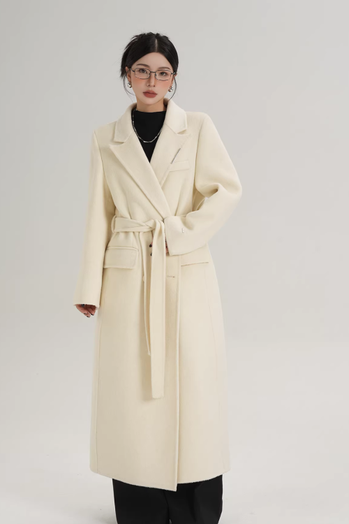 Mode Wool Long Coat