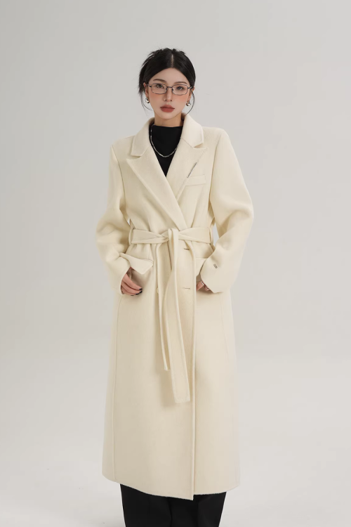 Mode Wool Long Coat