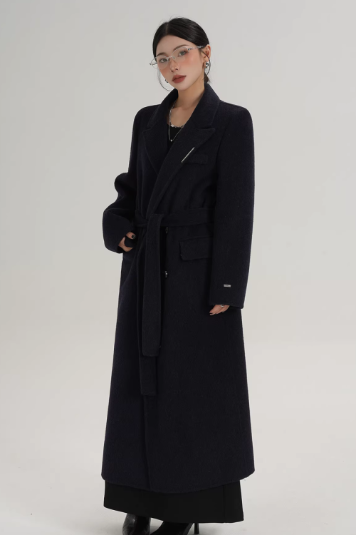 Mode Wool Long Coat