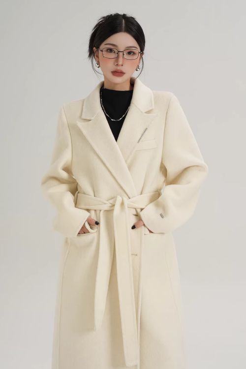 Mode Wool Long Coat