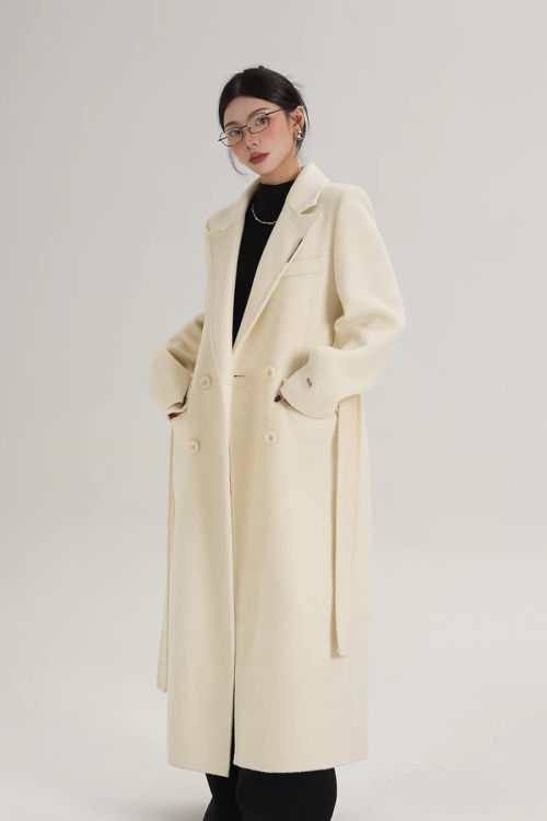 Mode Wool Long Coat