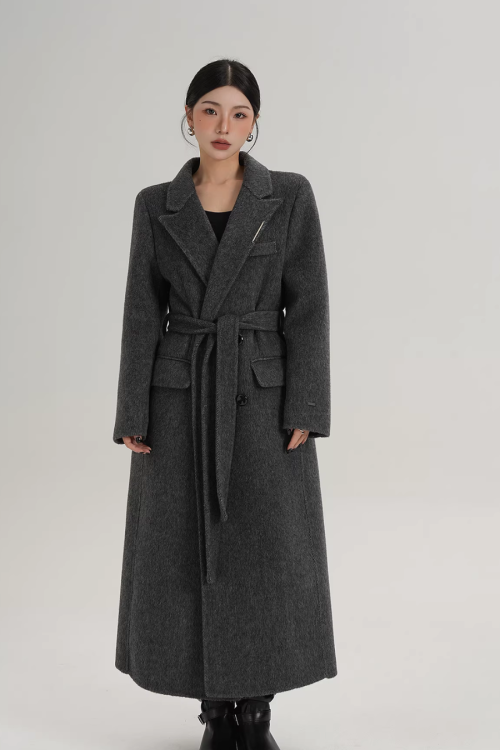 Mode Wool Long Coat