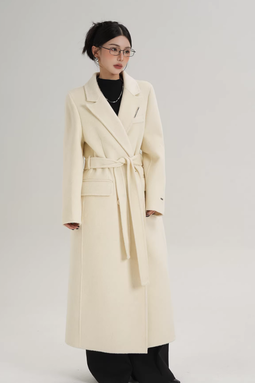 Mode Wool Long Coat