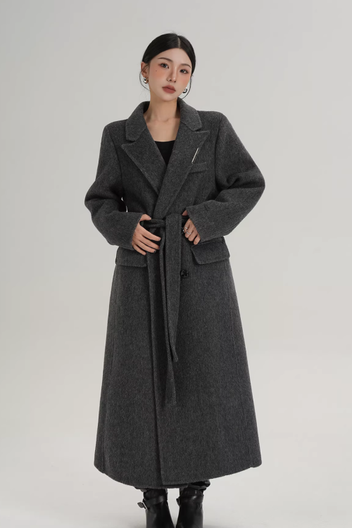 Mode Wool Long Coat