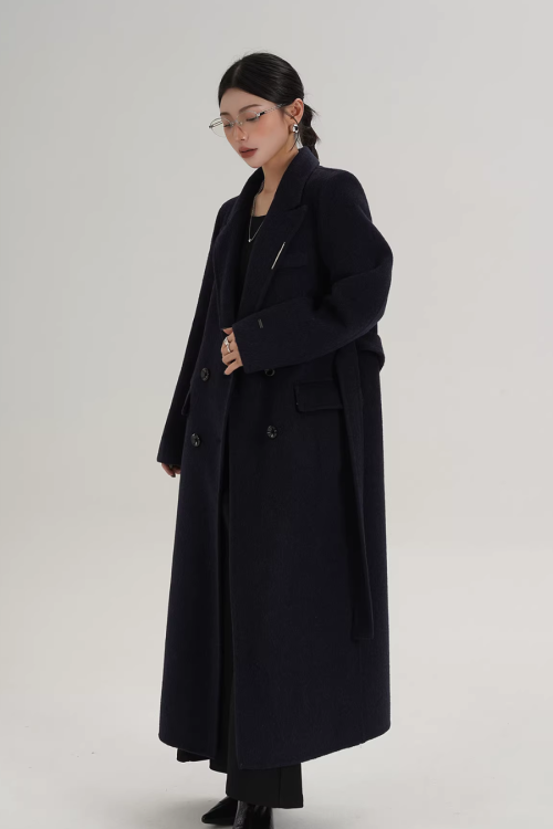 Mode Wool Long Coat